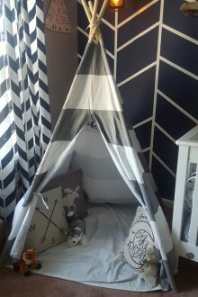 Zigzag κουρτίνες για το δωμάτιο του αγοριού