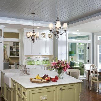 Γκρι πάνελ στην οροφή