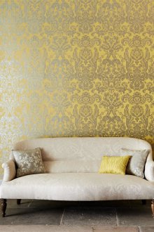 Χρυσό ταπετσαρία στο στυλ της provence