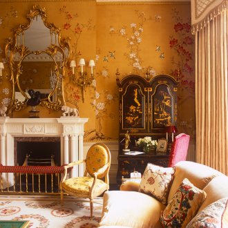 Χρυσό ταπετσαρία υφαντουργίας