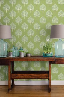 Ταπετσαρία μοτίβο φύλλων