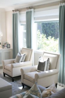 Μπλε κουρτίνες