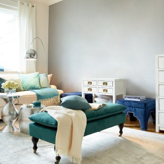 Φωτεινό και ευάερο σαλόνι με στυλ Boho