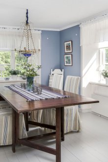 Μπλε απλή ταπετσαρία