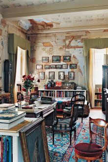 Boho εσωτερικό σαλόνι υψηλό σαλόνι.