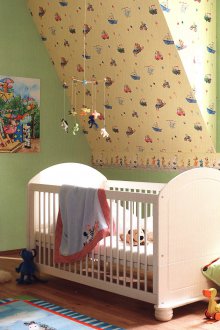 Ταπετσαρία για το δωμάτιο του αγοριού στη σοφίτα