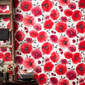 Κόκκινη ταπετσαρία