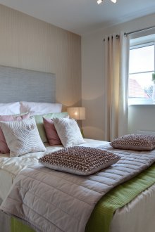 Μπεζ ταπετσαρία στο εσωτερικό