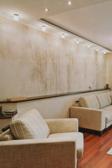 Ιαπωνική στιλ μπεζ ταπετσαρία