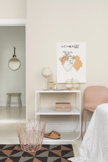 Στερεά ταπετσαρία σε παστέλ χρώματα