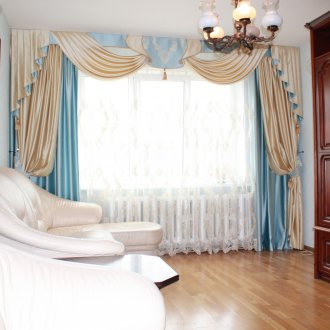 Rèm kết hợp Satin