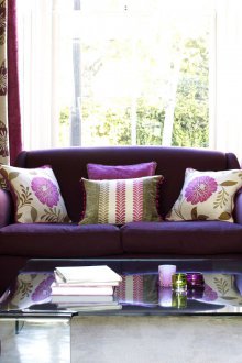 Συνδυασμένες κουρτίνες με λουλούδια