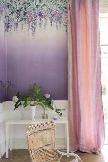 Κουρτίνες από πασχαλιά από λουλούδια