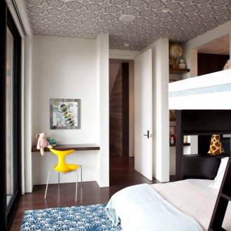 Ταπετσαρία στην οροφή με μοτίβο