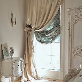 Μπεζ κουρτίνες provence