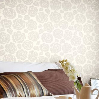 Πλένεται γκρι ταπετσαρία