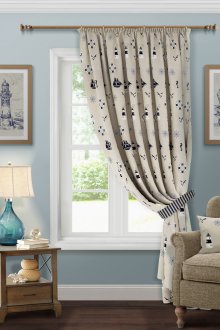 Κουρτίνες με θαλάσσια σχέδια στο φυτώριο