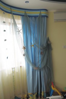 Κουρτίνες με ένα δίχτυ