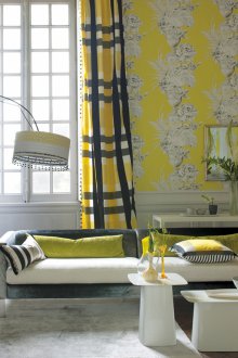 Ευθεία κουρτίνες με μοτίβο