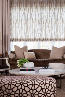 Ρωμαϊκές κουρτίνες με μοτίβο