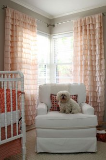 Κουρτίνες ροδακινιάς με κουτάλες