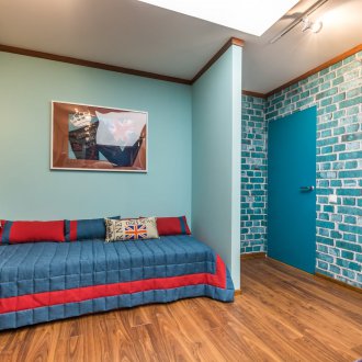 Τούβλα ταπετσαρία για ένα δωμάτιο έφηβος