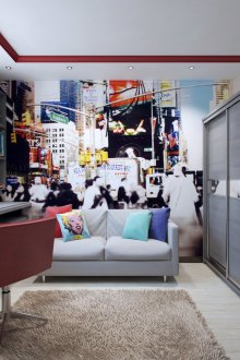 Τοίχος τοιχογραφία στον τοίχο σε ένα δωμάτιο έφηβος