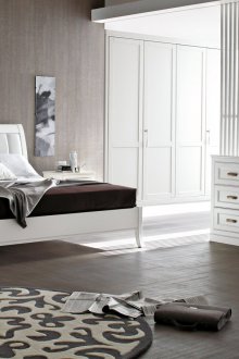 Λευκά έπιπλα από ξύλο από ξύλο