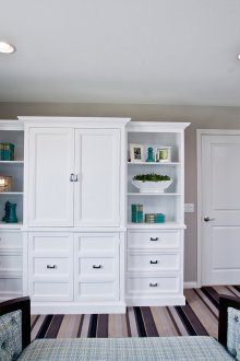 Λευκό γραφείο πολλαπλών λειτουργιών