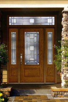 Πόρτα προς το σπίτι με ένα διαστολέα