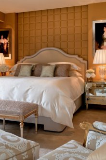 Χρυσές βαμβακερές κουρτίνες