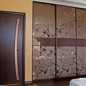 Πόρτες γραφείου με μοτίβο