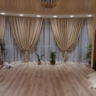 Ευέλικτες κουρτίνες στο καθιστικό