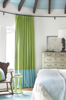 Ευέλικτες κουρτίνες στο υπνοδωμάτιο