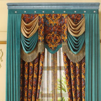 Βελούδιες κουρτίνες με βούρτσα