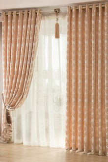 Μοντέρνες κουρτίνες ζακάρ