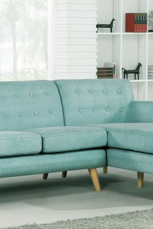 Ροζ στυλ τυρκουάζ καναπέ