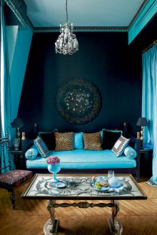 Τυρκουάζ καναπέ καναπέ