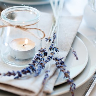 Ρύθμιση πίνακα με κεριά