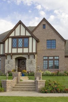 Πρόσοψη από τούβλο