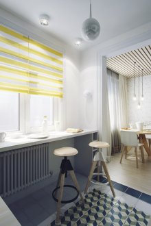 Άνετη μπάρα κάτω από το παράθυρο