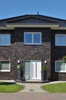 Καφέ επένδυση από τούβλο κλίνκερ