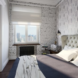 Λουτρό τοίχο στο υπνοδωμάτιο