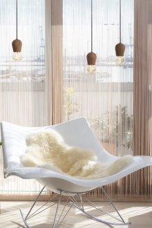 Κουρτίνα Kisei στο σαλόνι