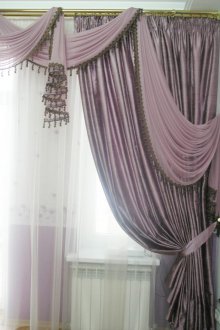 Μοναδικές μοβ κουρτίνες