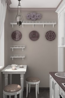 Κουζίνα σε Provence στυλ Χρουστσόφ