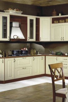 Γωνιακό MDF κουζίνας