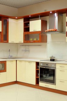 Κουζίνα MDF Βανίλια