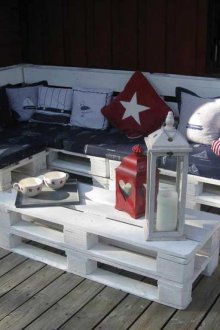 Μαλακός καναπές παλετών