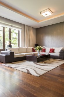 Καφέ γυαλιστερό πολυεπίπεδο